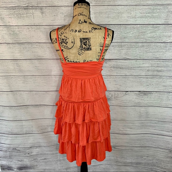 J. Crew | Ruffle Coral Reef Poppy Dress SZ S - Picture 3 of 10